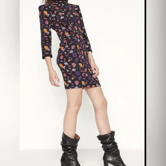 ba&sh Maha Floral Black Size Medium - Picture 2 of 11